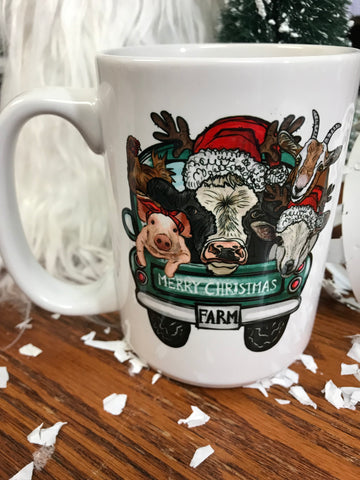 Christmas on the Farm Mug